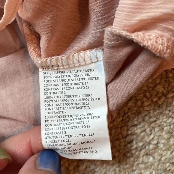 Anthropologie TINY brand pale pink blouse - Picture 6 of 6